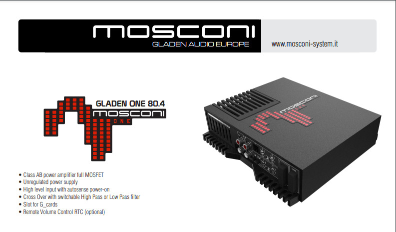 Amply ô tô mosconi 80.4