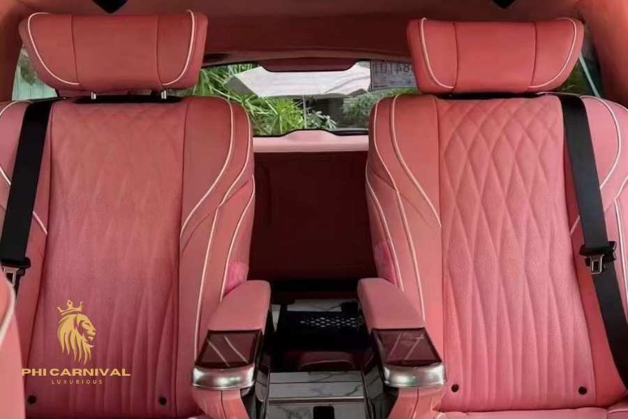Độ ghế limousine Kia Carnival Hà Nội mẫu Crystal 2.0
