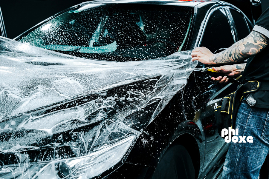 Dán phim PPF bảo vệ sơn xe Toyota Carmy